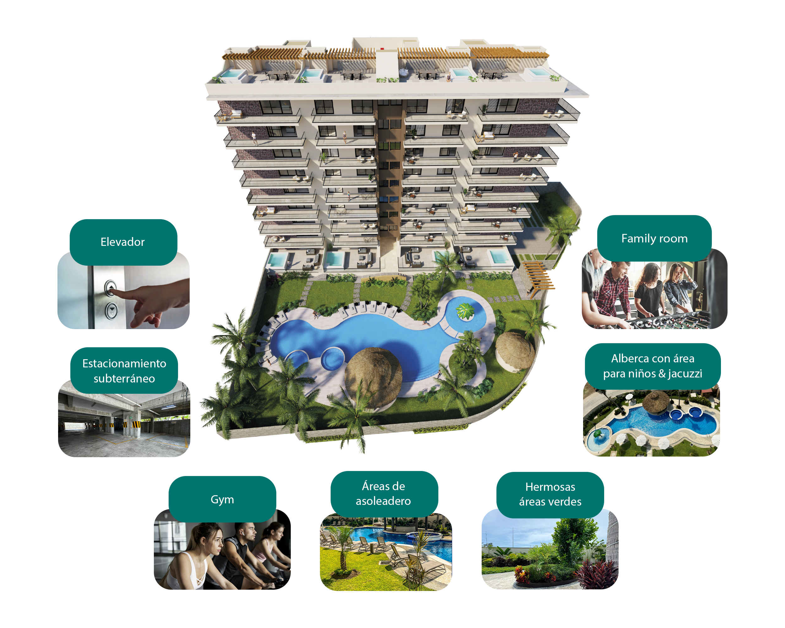 Departamentos en venta en Acapulco Diamante con vistas espectaculares y tecnología avanzada.